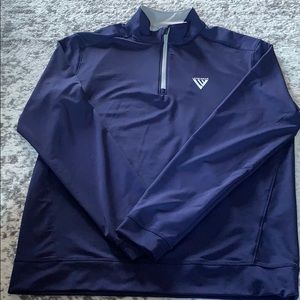 Levelwear golf performance pullover navy medium